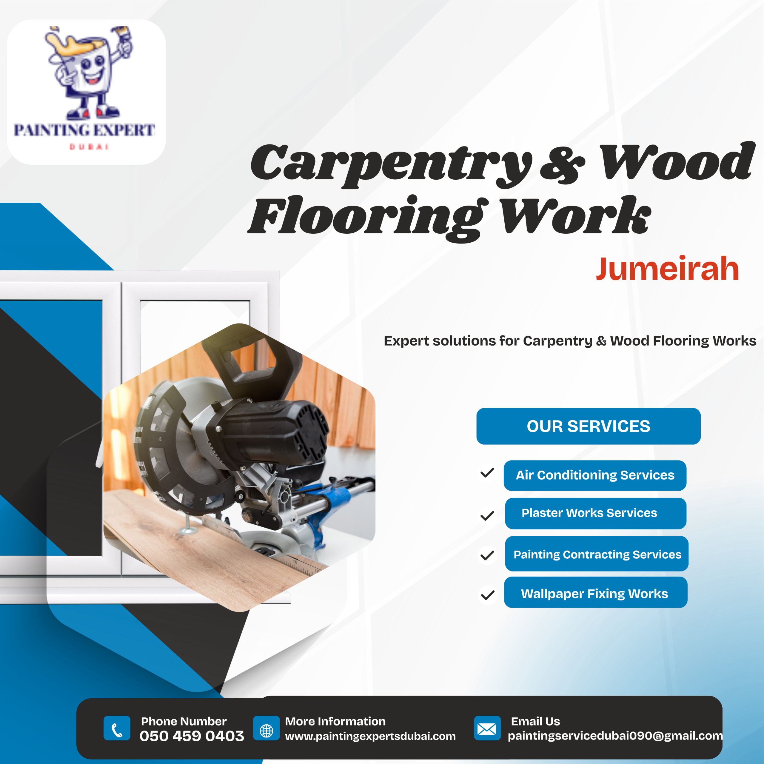 Carpentry & Wood Flooring Work Jumeirah