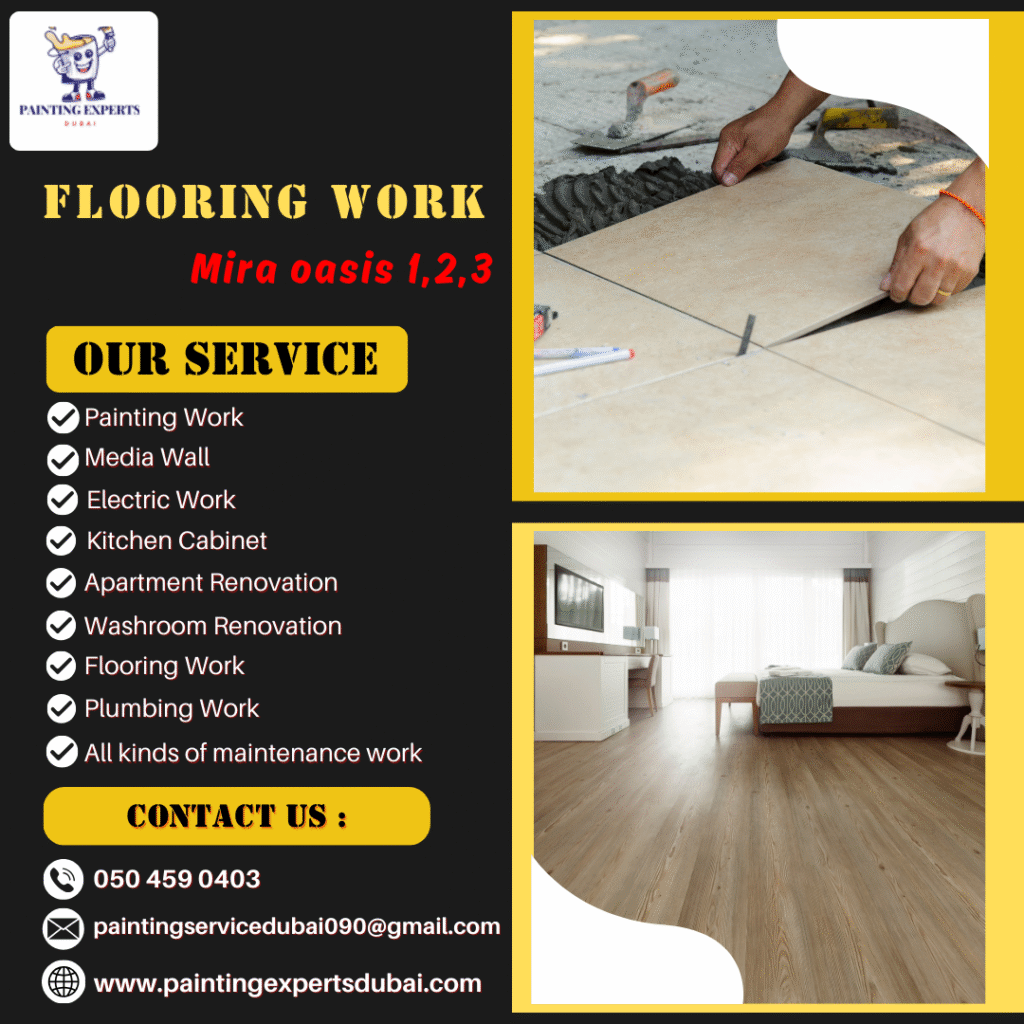 Flooring Work Mira oasis 1,2,3
