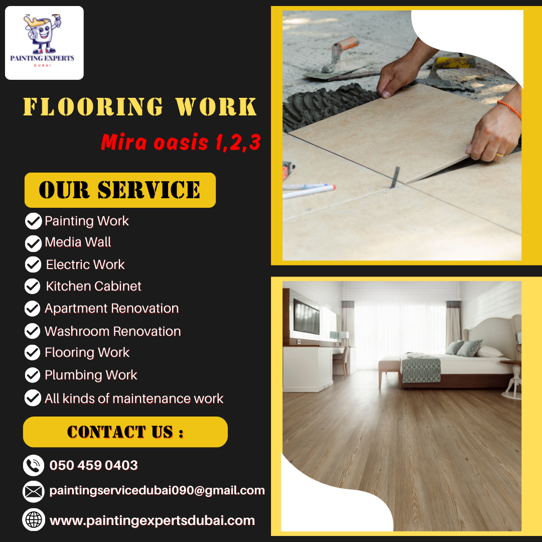 Flooring Work Mira oasis 1,2,3