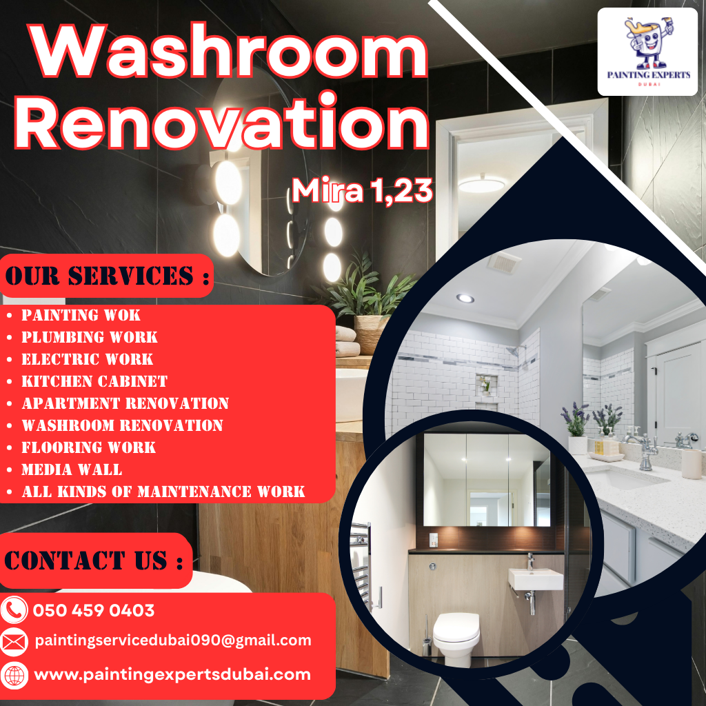 Washroom Renovation Mira 1,23