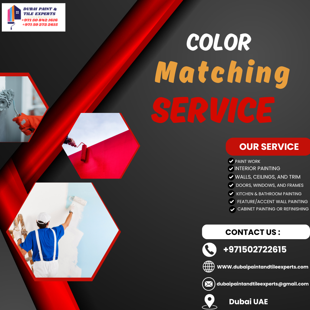 Color Matching Services Dubai Marina – Achieving Perfect Harmony for Your Home or Office Color matching services Dubai Marina