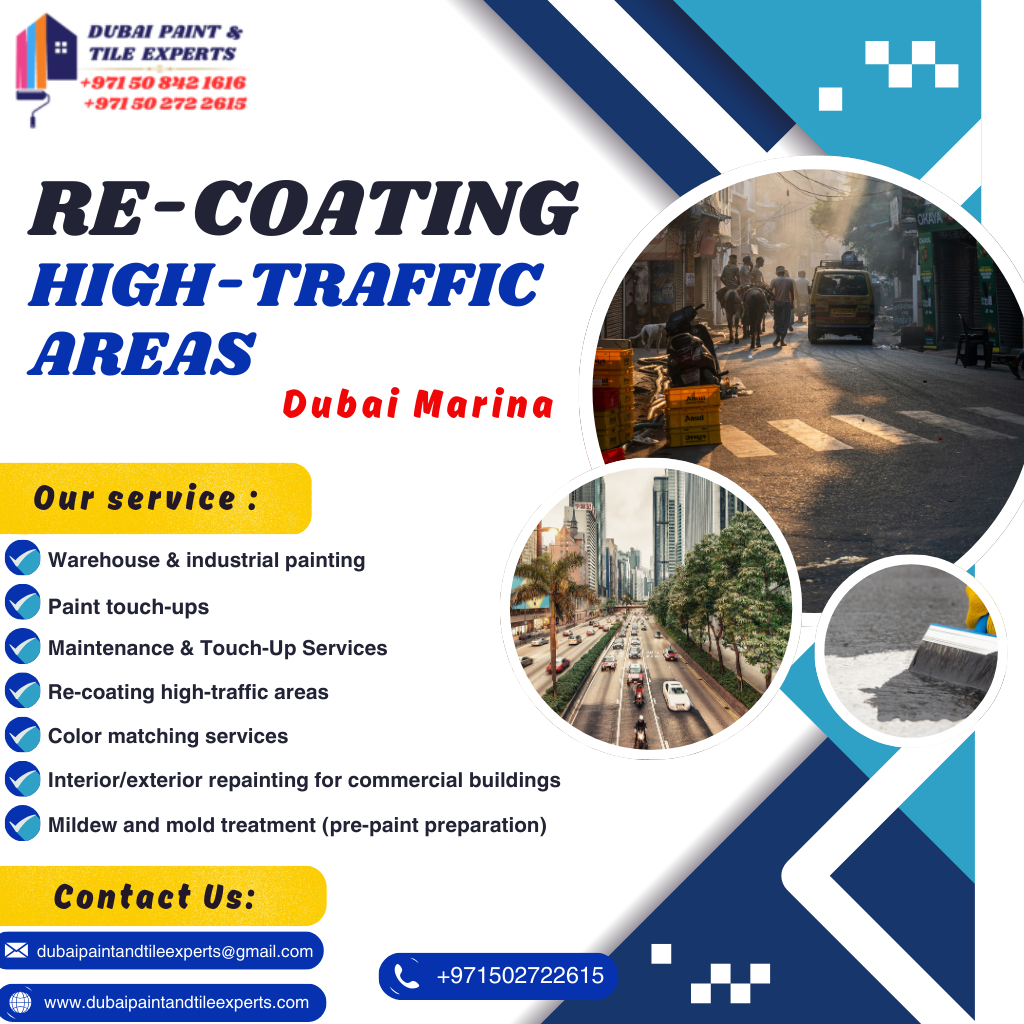 Re-coating high-traffic areas Dubai Marina service ensures durability, protection, and long-lasting shine for busy commercial and residential floors. Re-coating high-traffic areas Dubai Marina
