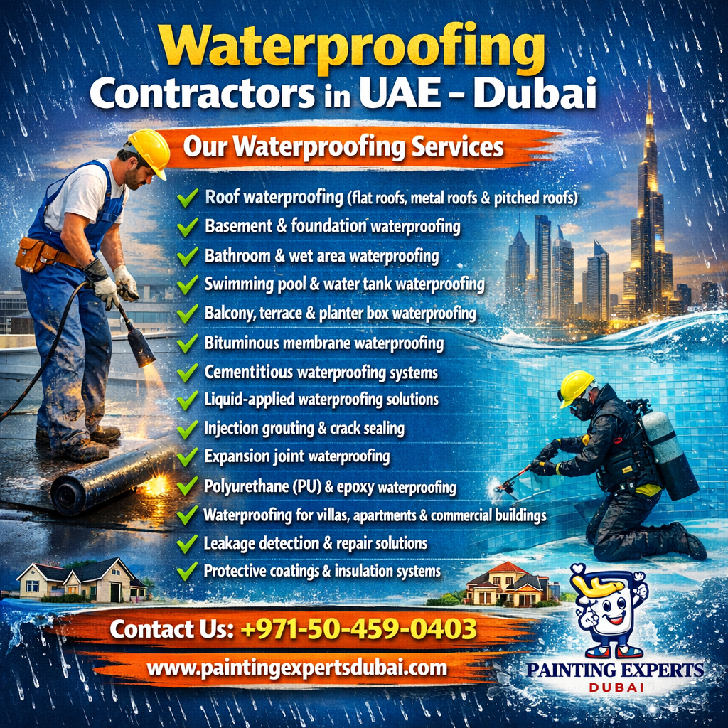 Waterproofing Contractors in UAE - Dubai