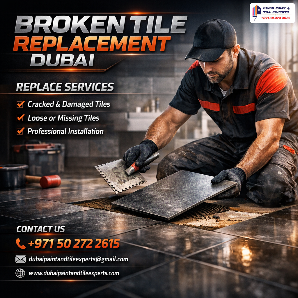 Broken tile replacement Dubai broken tile replacement dubai