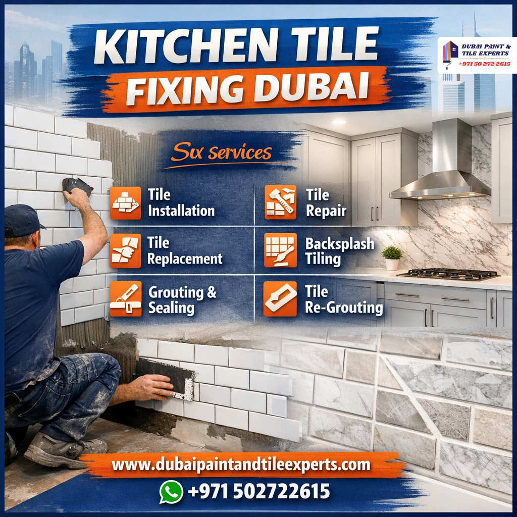 kitchen tile fixing dubai
