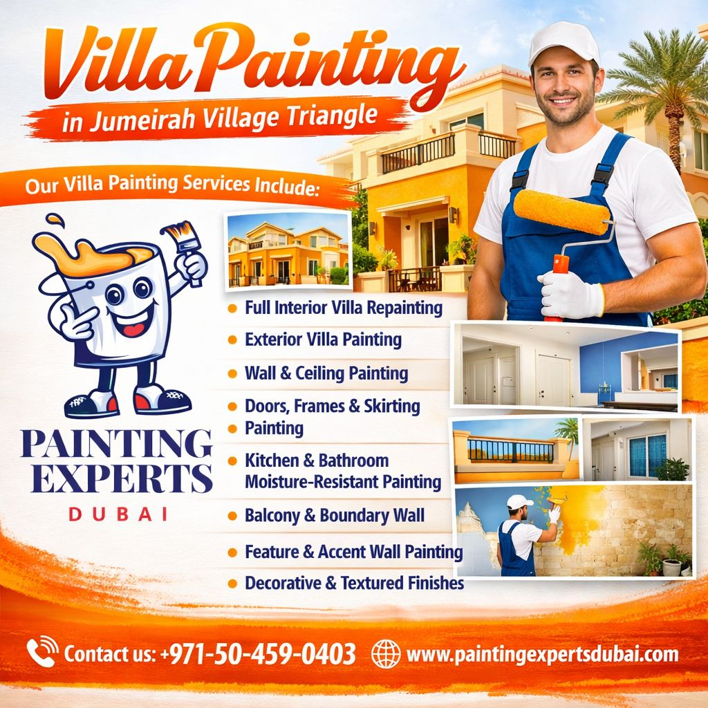 Villa Painting in Jumeirah village Triangle