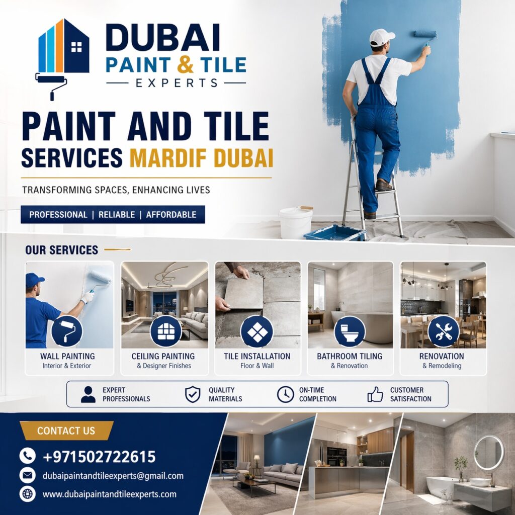 paint and tile services Mardif Dubai paint and tile services mardif dubai