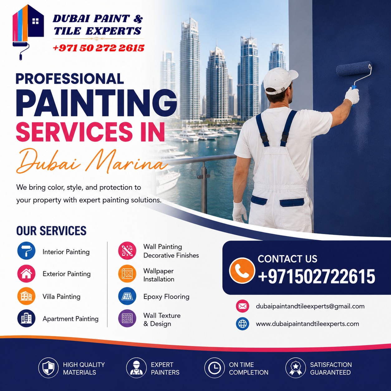 Painting Services in Dubai Marina painting services in dubai marina
